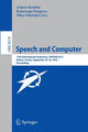 Book cover of: Speech and Computer. By: Andrey Ronzhin
