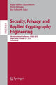 Book cover of: Security, Privacy, and Applied Cryptography Engineering. By: Rajat Subhra Chakraborty