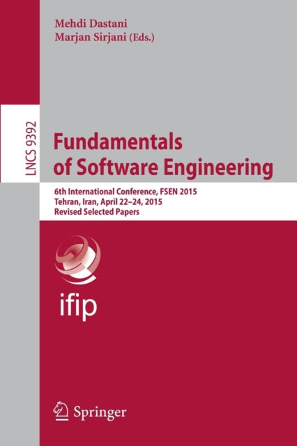 Book cover of: Fundamentals of Software Engineering. By: Mehdi Dastani