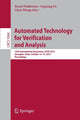 Book cover of: Automated Technology for Verification and Analysis. By: Bernd Finkbeiner