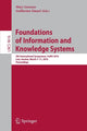 Book cover of: Foundations of Information and Knowledge Systems. By: Marc Gyssens