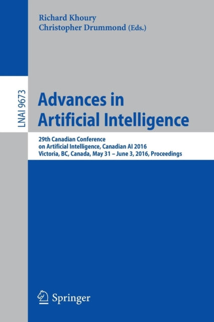 Book cover of: Advances in Artificial Intelligence. By: Richard Khoury