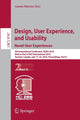 Book cover of: Design, User Experience, and Usability: Novel User Experiences. By: Aaron Marcus
