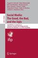 Book cover of: Social Media: The Good, the Bad, and the Ugly. By: Yogesh K. Dwivedi