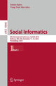 Book cover of: Social Informatics. By: Emma Spiro