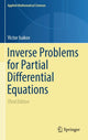 Book cover of: Inverse Problems for Partial Differential Equations. By: Victor Isakov