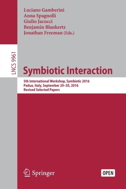 Book cover of: Symbiotic Interaction. By: Luciano Gamberini