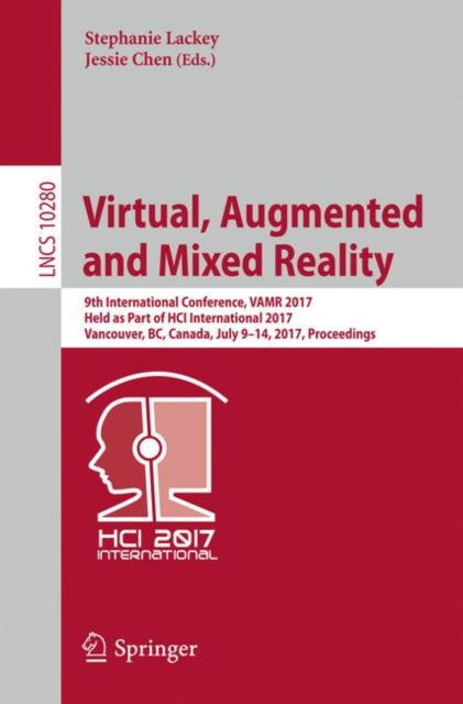 Book cover of: Virtual, Augmented and Mixed Reality. By: Stephanie Lackey