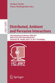 Book cover of: Distributed, Ambient and Pervasive Interactions. By: Norbert Streitz