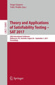 Book cover of: Theory and Applications of Satisfiability Testing – SAT 2017. By: Serge Gaspers