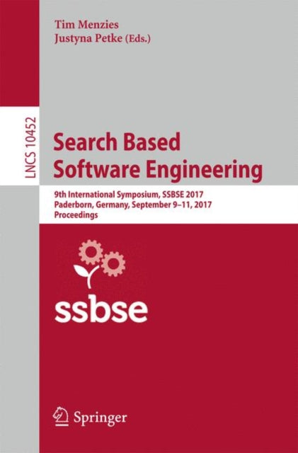 Book cover of: Search Based Software Engineering. By: Tim Menzies