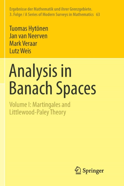 Analysis in Banach Spaces