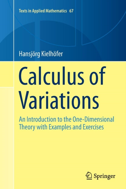 Book cover of: Calculus of Variations. By: Hansjörg Kielhöfer