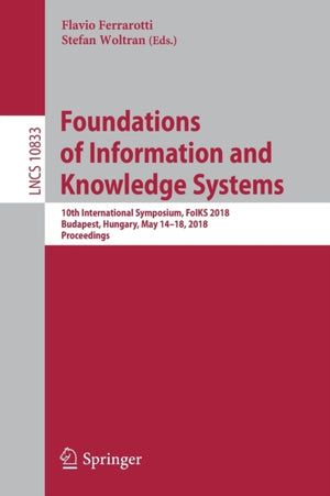 Foundations of Information and Knowledge Systems