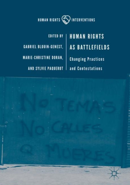 Book cover of: Human Rights as Battlefields. By: Gabriel Blouin-Genest