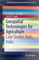Book cover of: Geospatial Technologies for Agriculture. By: K. V. Raju