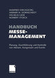 Book cover of: Handbuch Messemanagement. By: Manfred Kirchgeorg