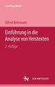 Book cover of: Einfuhrung in die Analyse von Verstexten