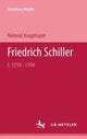 Book cover of: Friedrich Schiller. By: Helmut Koopmann