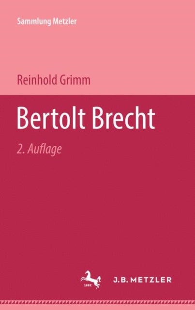 Book cover of: Bertolt Brecht. By: Reinhold Grimm