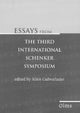 Book cover of: Essays from the Third International Schenker Symposium. By: International Schenker Symposium (3rd 1999 Mannes College of Music)