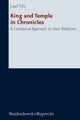 Book cover of: King and Temple in Chronicles. By: Jozef Tiňo