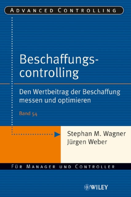 Book cover of: Beschaffungscontrolling. By: Stephan M. Wagner