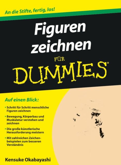 Book cover of: Figuren zeichnen fur Dummies. By: Kensuke Okabayashi
