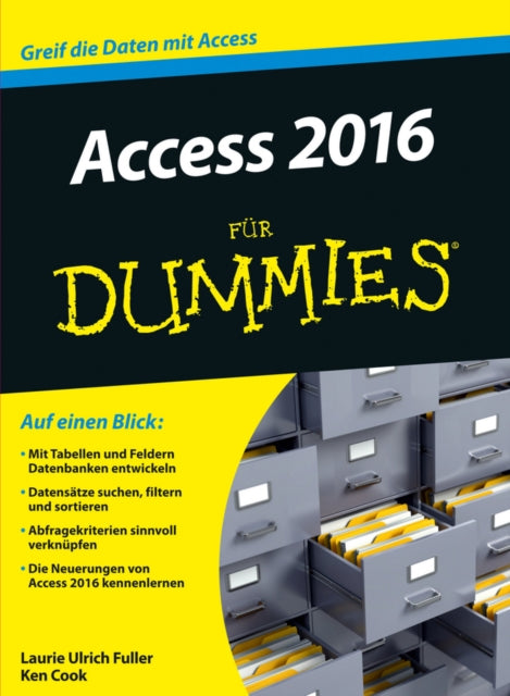 Book cover of: Access 2016 fur Dummies. By: Laurie Ulrich Fuller