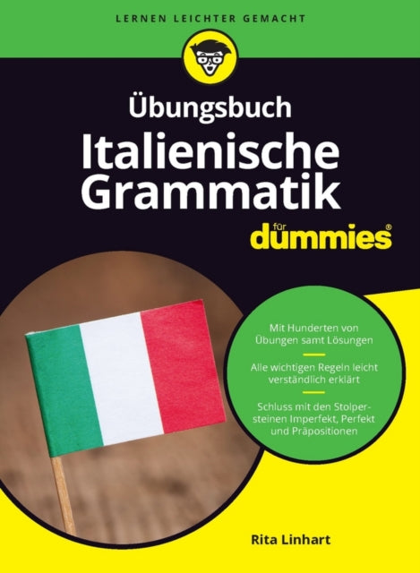 Book cover of: Ubungsbuch Italienische Grammatik fur Dummies. By: Rita Linhart