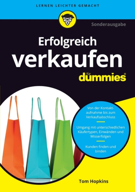 Book cover of: Erfolgreich verkaufen fur Dummies. By: Tom Hopkins