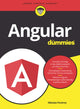 Book cover of: Angular fur Dummies. By: Nikolas Poniros