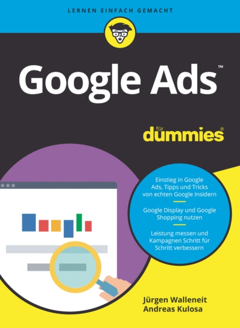 Book cover of: Google Ads fur Dummies. By: Andreas Kulosa