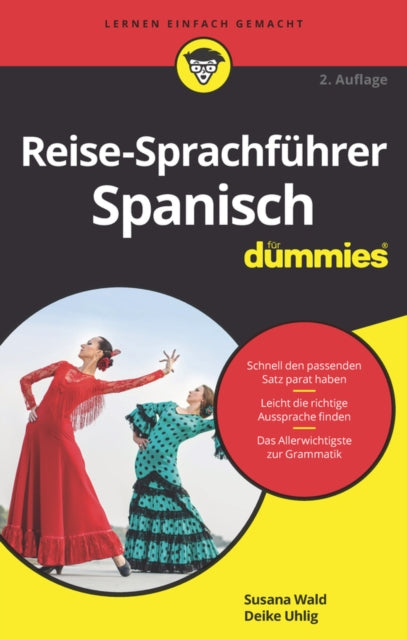 Book cover of: Reise-Sprachfuhrer Spanisch fur Dummies. By: Susana Wald