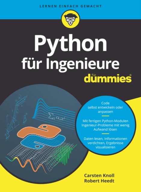 Book cover of: Python fur Ingenieure fur Dummies. By: Carsten Knoll