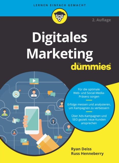 Book cover of: Digitales Marketing fur Dummies. By: Ryan Deiss
