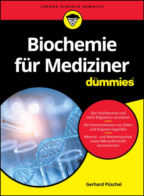 Book cover of: Biochemie fur Mediziner fur Dummies. By: Gerhard Püschel