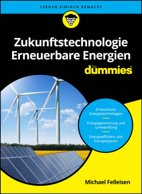 Book cover of: Zukunftstechnologie Erneuerbare Energien fur Dummies. By: M. Felleisen