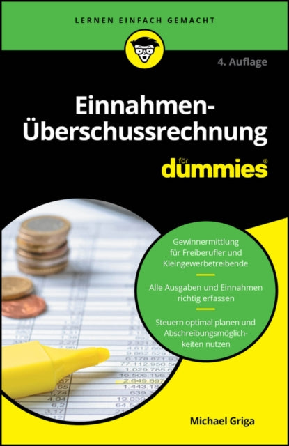 Book cover of: Einnahmen-Uberschussrechnung fur Dummies. By: Michael Griga