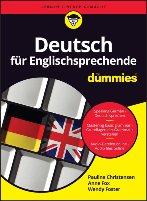 Book cover of: Deutsch fur Englischsprechende fur Dummies. By: P. Christensen