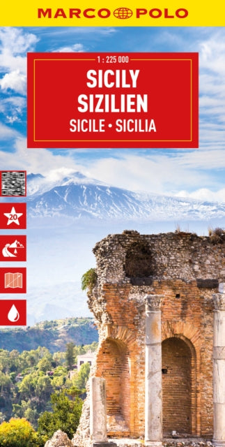 Book cover of: Sicily Marco Polo Map