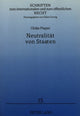 Book cover of: Neutralitaet von Staaten