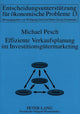 Book cover of: Effiziente Verkaufsplanung im Investitionsguetermarketing