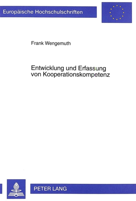 Book cover of: Entwicklung und Erfassung von Kooperationskompetenz