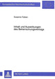 Book cover of: Inhalt und Auswirkungen des Beherrschungsvertrags. By: Susanne Fabian
