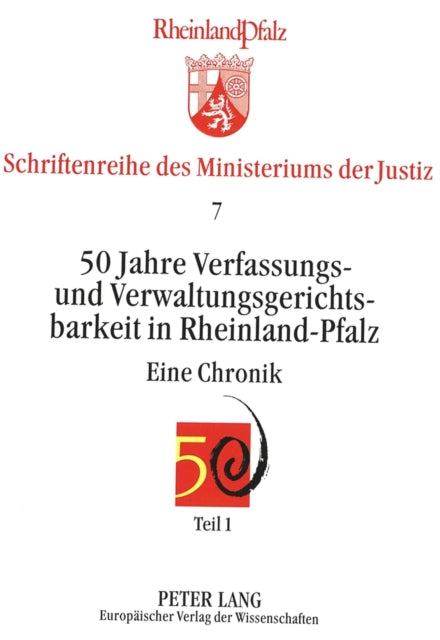 Book cover of: 50 Jahre Verfassungs- und Verwaltungsgerichtsbarkeit in Rheinland-Pfalz