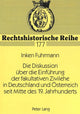 Book cover of: Die Diskussion ueber die Einfuehrung der fakultativen Zivilehe in Deutschland und Oesterreich seit Mitte des 19. Jahrhunderts