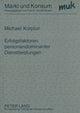 Book cover of: Erfolgsfaktoren personendominanter Dienstleistungen