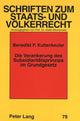 Book cover of: Die Verankerung des Subsidiaritaetsprinzips im Grundgesetz