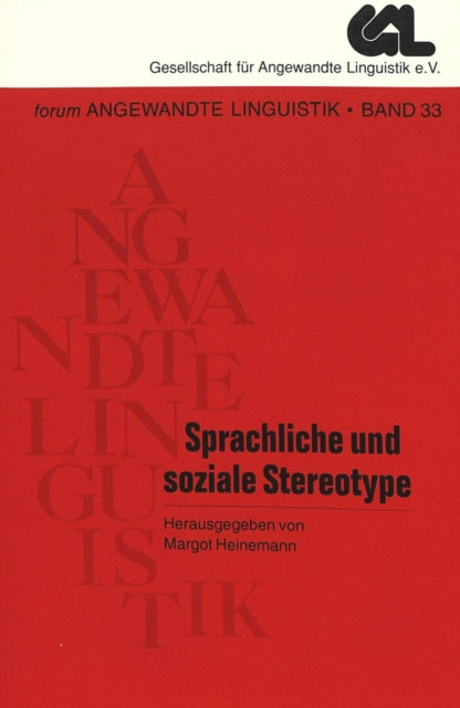 Book cover of: Sprachliche Und Soziale Stereotype